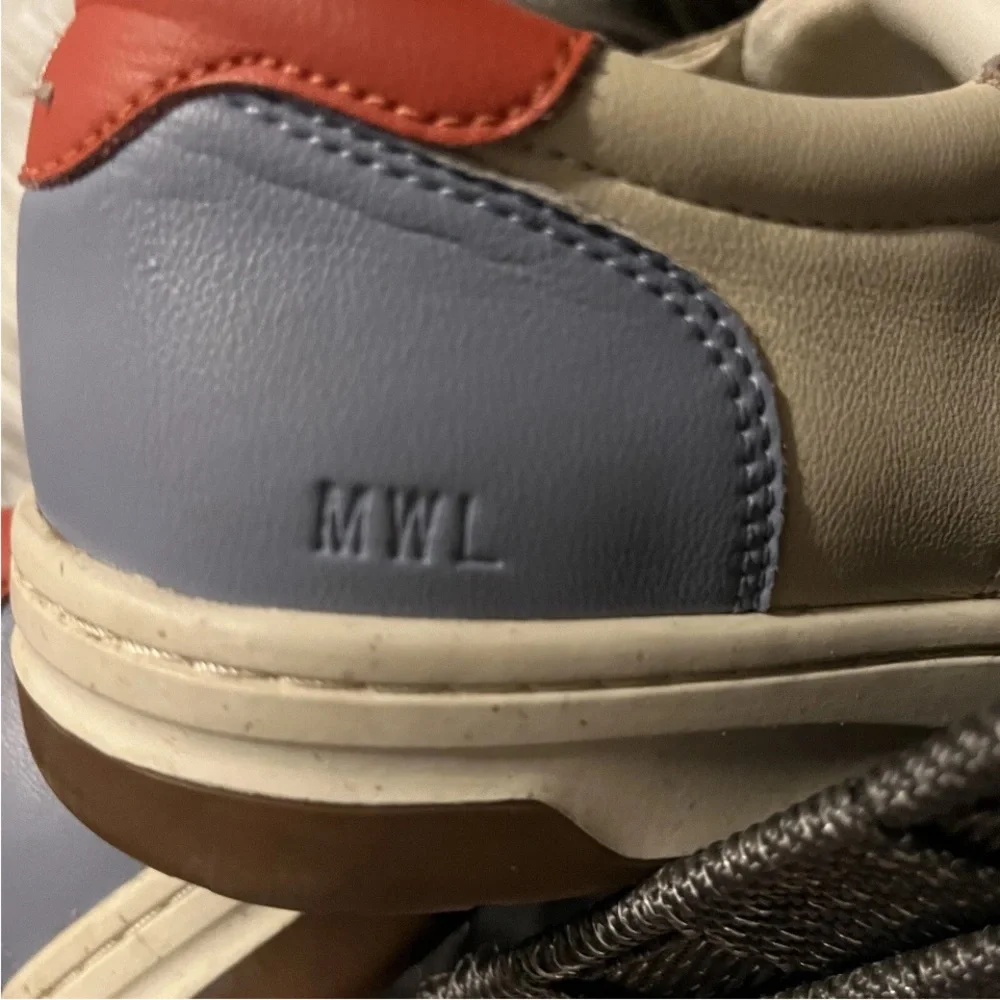 Madewell Court Sneakers in Colorblock Leather and Suede EB9002 MC141 Sz 7.5